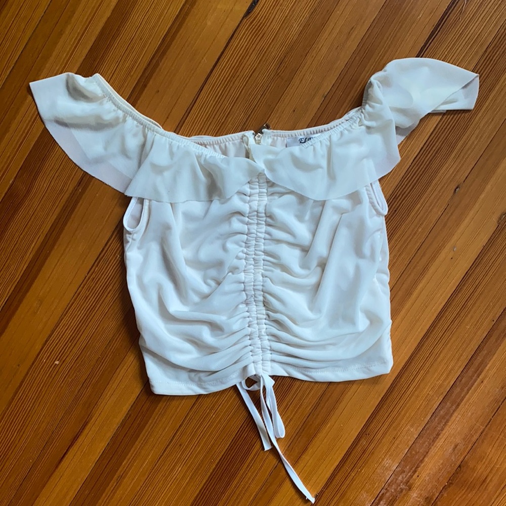 Off the shoulder Juliette style top